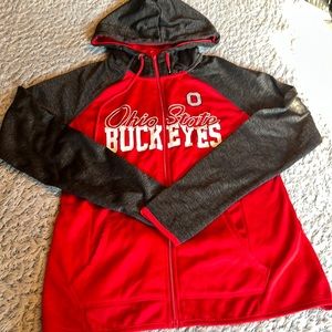 Womens Ohio State Buckeye zip up jacket